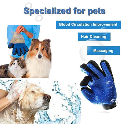 Pet Grooming Glove Silicone Brush