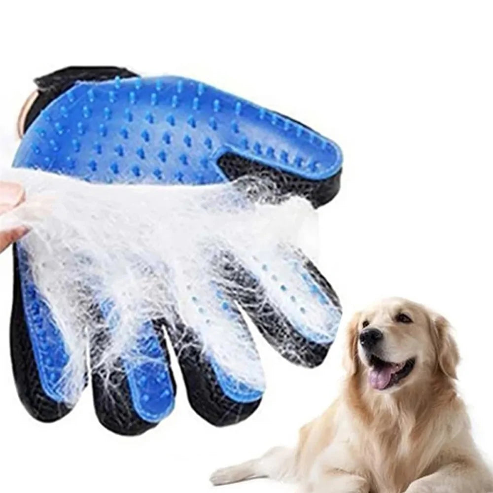 Pet Grooming Glove Silicone Brush